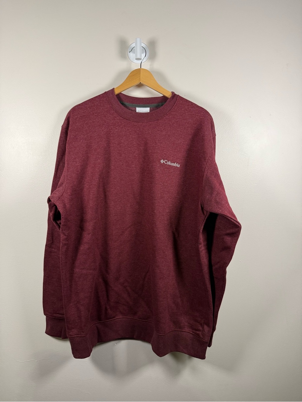 Columbia Men's Burgundy Crewneck Sweatshirt